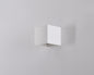 Aplique De Pared De Gypsum Cube Blanco 1l G9 12x12x12 Cm