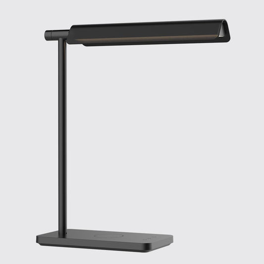 Lampara De Mesa Led Touch Aero De Metal Negro Ip20 3tons Dim C/wireless 5.5w