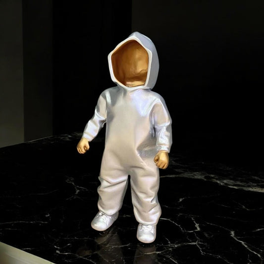 Adorno Standing Spaceman silver/gold 29cm