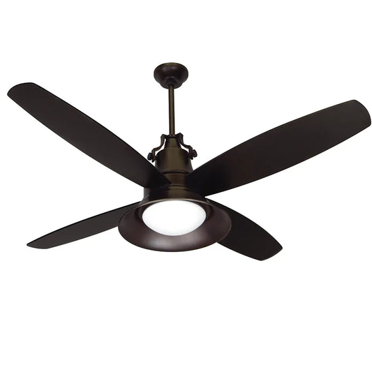 Ventilador De Tumbado Union 52" Dc Color Café Bronce Control Remoto Cfm 6051 22w